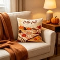 thumbnail image 4 of Halloween Sale Clearance!Fall Decor, Thanksgiving And Fall Pillow Covers 18x18 Inch Fall Pumpkin Maple Leaf Throw Pillowcase Case For Thanksgiving Pillow Rural Couch Sofa Bed Indoor Outdoor Decor, 4 of 6