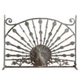 thumbnail image 1 of Cast Aluminum Peacock Single Panel Fireplace Screen, 1 of 2