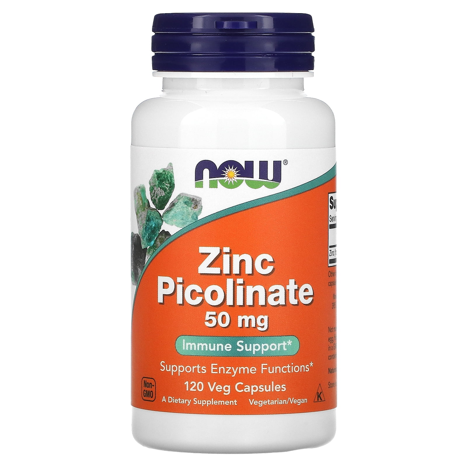 NOW Foods Zinc Picolinate 50 mg. 120 Capsules