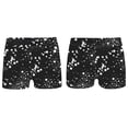 thumbnail image 6 of Miaeowve Kids Girls Gymnastics Ballet Dance Shorts Toddler Tumbling Sports Bottoms Yoga Activewear Starry Black 14, 6 of 9