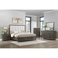 thumbnail image 3 of Pemberly Row Modern 3-Drawer Solid Wood Nightstand in Walnut, 3 of 7