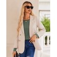 thumbnail image 7 of Zeagoo Fall Tops for Women Long Sleeve Shirts Casual Cotton Blouses Dressy Pleated Tunics, 7 of 7