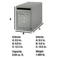 thumbnail image 5 of SentrySafe UC-025K Depository Money Safe with Dual Key Lock 0.23 Cu. Ft., 5 of 5