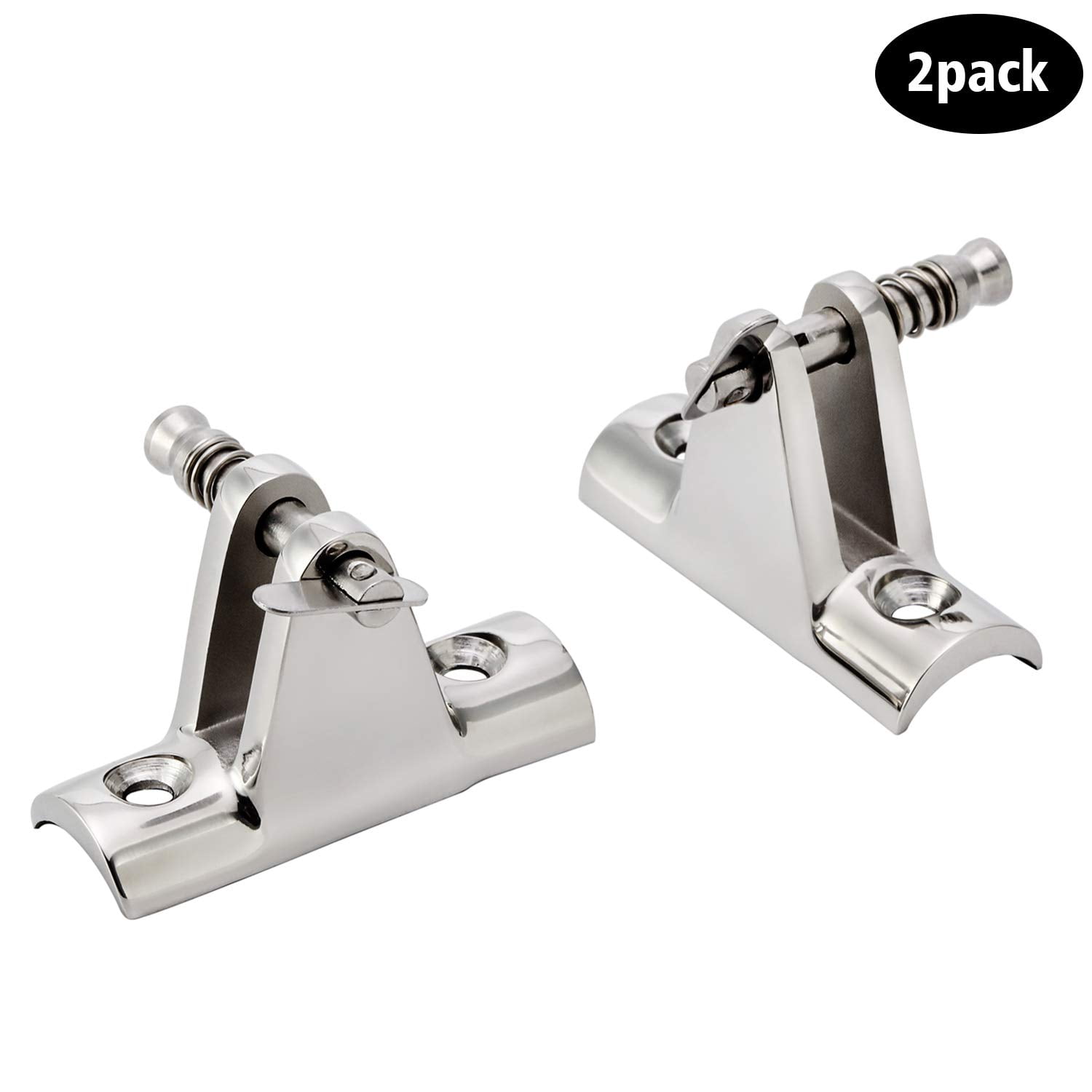 Boat Deck & Cabin Hardware Concave Deck Hinge Boat Bimini Top Boat 316 Stainless Steel Fitting