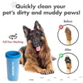 thumbnail image 3 of Limpiador de Patas Dexas Azul Grande para Perros, 3 of 5