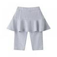thumbnail image 1 of Toddler Kids Girls Baby Leggings with Ruffle Tutu Skirt Pants Culotte Girls Bottoms Dress, 1 of 9