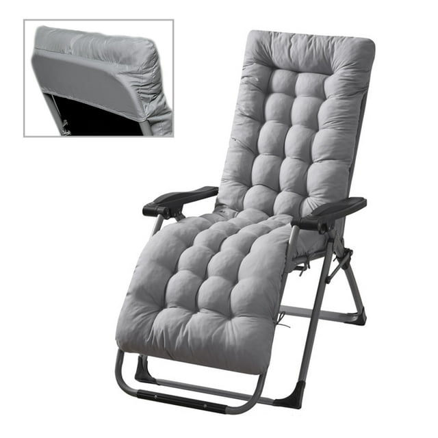 Coussins de Chaise Longue Design Mode Matelas de Patio Fauteuil Inclinable Résistant à l'Usure Épaissi Moderne Simple Coussin Mobilier de Jardin Accessoires d'Extérieur pour Voyage Vacances No.4