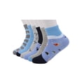 thumbnail image 3 of Wonder Nation Mid Crew Graphic Socks, 6-Pack Boys Shoe Size S (4-8.5) - L (3-9), 3 of 6