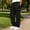 Black, variant on Pink Cargo Pants for Boys Loose Fit Elastic Drawstring Waist Multi Pocket,Size 7-8T