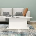 thumbnail image 2 of vidaXL Coffee Table White 102x55.5x40 cm Engineered Wood, 2 of 4