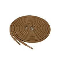 INSPIRE CHIC Unisex 1/5" Thick 2 Pairs Round Shoelace for Casual Sneakers Gold Brown 90cm / 35.43"