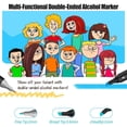 thumbnail image 4 of WIFKLSIIPG 2.2ml Marker Set Colors Smooth Flow for Art Design & Illustration Durable Nibs Water Based Ink Portable Case for Easy Storage Carry, 4 of 6