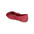 thumbnail image 3 of New Little Angel Teshi400D Glitter Mary Jane Bow Decor Ballet Flat (Infant/Girl), 3 of 5