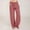 Watermelon Red, variant on Women Linen Pants Summer Wide Leg Casual Loose Drawstring High Waist Palazzo Pants Trousers With Pockets Pants for Women Teacher Work Clothes Women Casual Dress Pants Womens Fall Clothes Business