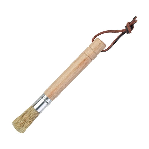 Cepillo de madera para quitar el polvo de café espresso, cepillo de limpieza de madera, accesorios de barista de 17,5 cm