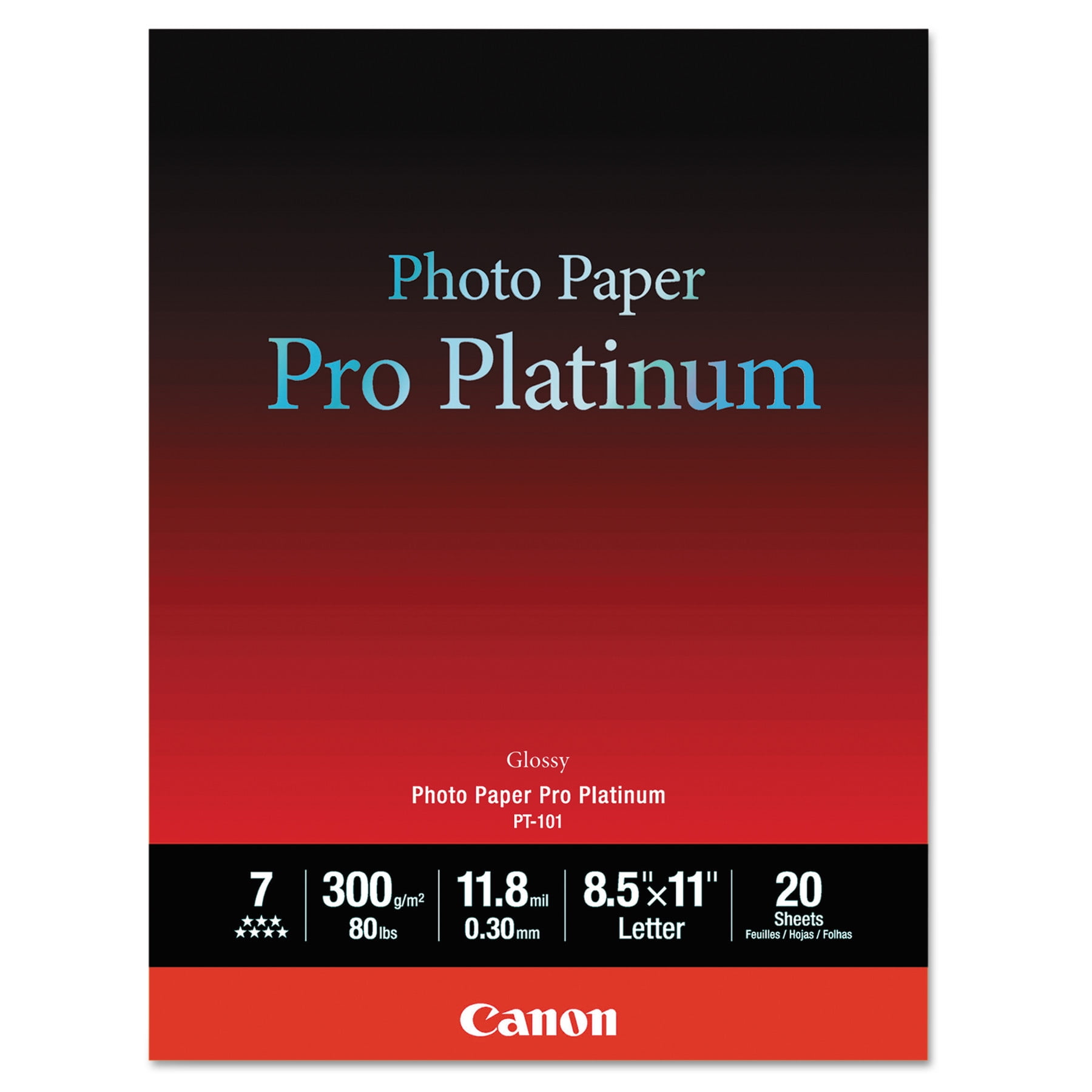 CNM7981A004 MP-101 8-1/2 x 11 50 Sheets/Pack PK Matte Canon Photo Paper Plus 