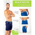 thumbnail image 2 of Shorts de Compresión FlipBelt Hombre 3.0 Noche Oscura Talle S, 2 of 5