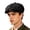 z-260619-1-Black, variant on Women's Linen Blend Newsboy Cap, Retro Beret Boy Hat, Lightweight Summer Newsboy Hat Brown