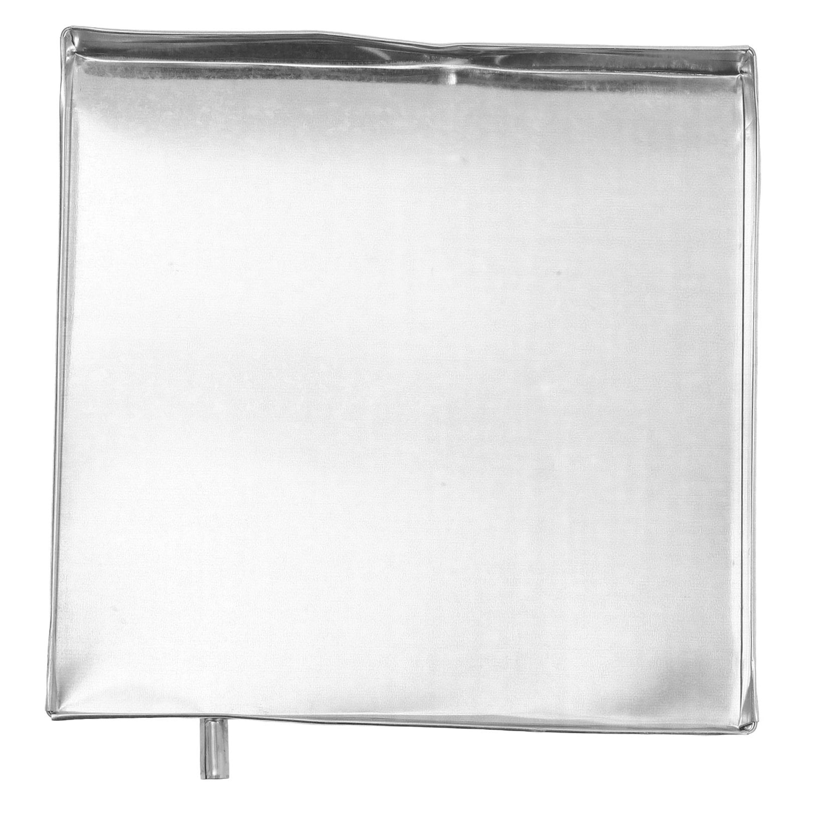 Pawsdot Plated Silver Iron Air Conditioner Drain Pan for Storage - Leak Prevention and Durable