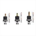 thumbnail image 4 of Manual Rivet Screw Riveter Rivet Nut Tool Adapter Metal License Plate Simple Installation 11pc M5, 4 of 7