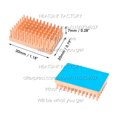 thumbnail image 1 of 5pcs Pure Copper Heatsink Heat Sink Radiator Cooler for Raspberry / Banana Pi Electronic 3D printer CHIP IC MOS with Thermal Pad 5pcs 30x20x7mm, 1 of 6