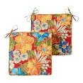 thumbnail image 4 of Greendale Home Fashions 18 x 18 in. Seaglass Square Outdoor Chair Pad (Set of 2), 4 of 71