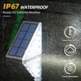 thumbnail image 5 of Solar Stair Lights 6 Pack, Solar Step Lights Waterproof IP67, Outdoor Step Light with 13 LEDs, Outdoor Lighting Decor for Yard Stair, Patio, Front Step, Front Porch and Deck(Cool White), 5 of 7
