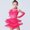 hwj# Hot Pink65, variant on Huowey Children Girls Dance Dress Suit Solid Color Spaghetti Strap Sleeveless Tiered Tassel Sequin Latin Dresses Sets Festival Performance Party Fashionable Outfits,Blue,7-8 Years