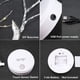 thumbnail image 5 of Árbol de bonsái de mesa, 108 luces LED, decoración navideña, funciona con pilas y USB, árbol artificial para bodas, regalo interior o exterior, decoración de escritorio Fokelyi HY-0023, 5 of 5