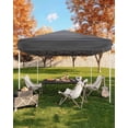 thumbnail image 6 of 10x10 Heavy Duty Pop Up Canopy- Outdoor Canopy Tent with Portable Bag - 3 Adjustable Height, 4 Weight Bags, 8 Stakes & 4 Guy Ropes Included, 6 of 7