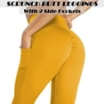 thumbnail image 2 of VASLANDA Women Scrunch Butt Leggings High Waist Yoga Pants with Pockets Tummy Control Workout Running 4 Way Stretch Yoga Leggings, 2 of 6