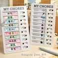 thumbnail image 5 of Portable Chore Chart for Kid, Child Chore Behavior Reward Chart Daily Routine Checklist Task Board for Daily Planning, 5 of 8