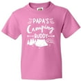 thumbnail image 3 of Inktastic Papas Camping Buddy Youth T-Shirt, 3 of 5