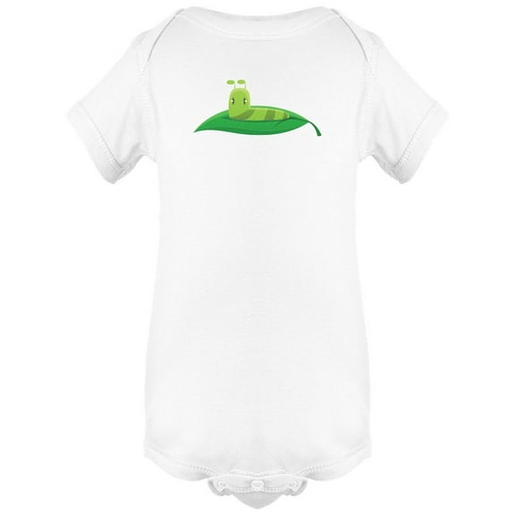 Caterpillar On A Leaf Bodysuit Baby's -Image by Shutterstock