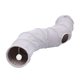 thumbnail image 1 of Juguete túnel para gatos en forma de S de gamuza para mascotas, juguete plegable con canal para gatos, 1 of 5