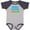 Baseball Heather and Navy, variant on Inktastic Rugby Player in Training Boys or Girls Baby Bodysuit