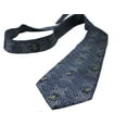 thumbnail image 5 of Patrick Francis Celtic Knot Tie Book of Kells Navy & Gold 100% Silk, 5 of 5
