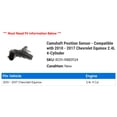 thumbnail image 2 of Camshaft Position Sensor - Compatible with 2010 - 2017 Chevy Equinox 2.4L 4-Cylinder 2011 2012 2013 2014 2015 2016, 2 of 2