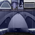 thumbnail image 3 of Pickup Truck Tent, Fit 5.5-6, 6.5ft Truck Bed, Waterproof PU3000 high Density Polyester Oxford, Windproof Pole and Insect-Prevention Double Layer Mesh Window & Door, Unique Rear Window Pipe, 3 of 5