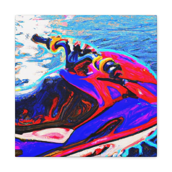 Jet Skiing Joyride - Canvas