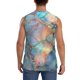 thumbnail image 4 of Balery Pastel Abstract Fluid Art Camisetas sin mangas para hombre, absorbe la humedad y protege contra el mal olor.-Medium, 4 of 7