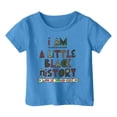 thumbnail image 3 of Gzbliryd Bunny Easter T-Shirt Eggs-Cavator Tees Bunny Short Sleeve Crew Neck Shirt To Cute Cartoon Graphic Tees for Girl Eggs Outfit Easter Top (Blue,2-3 Years), 3 of 3