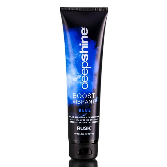 Rusk Deepshine Boost Vibrant Depositing Conditioner (5.2 oz) - Blue