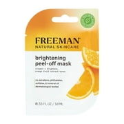 Freeman Natural Brightening Vitamin C & Orange Extract Peel-off Facial Mask, for Normal Skin
