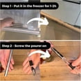 thumbnail image 2 of Wine Chiller Stick, Wine Cooling Stick, Wine Cooling Stick, 3-in-1 Stainless Steel Wine Cooler Stick, 2 of 5