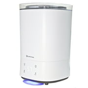 Comfort Zone Ultrasonic Aromatherapy Humidifier 1.5gal Top-Fill Tank in White