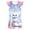 Light Purple, variant on KAOOCXU Girl Versatile Dress Cartoon Dog Printed Flying Sleeve O-Neck Stylish Casual Dresses Pajamas Skin Friendly Relaxed Fit Activewear
