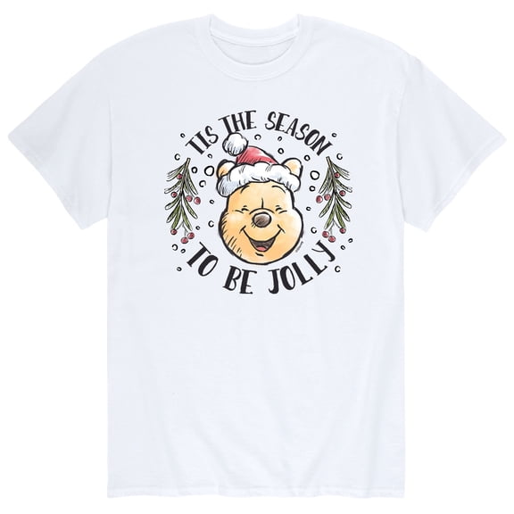 Winnie The Pooh - Tis The Season To Be Jolly - Men's Short Sleeve Graphic T-Shirt