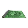thumbnail image 2 of Ahgly Company Indoor Rectangle Medallion Emerald Green Traditional Area Rugs, 2' x 3', 2 of 4