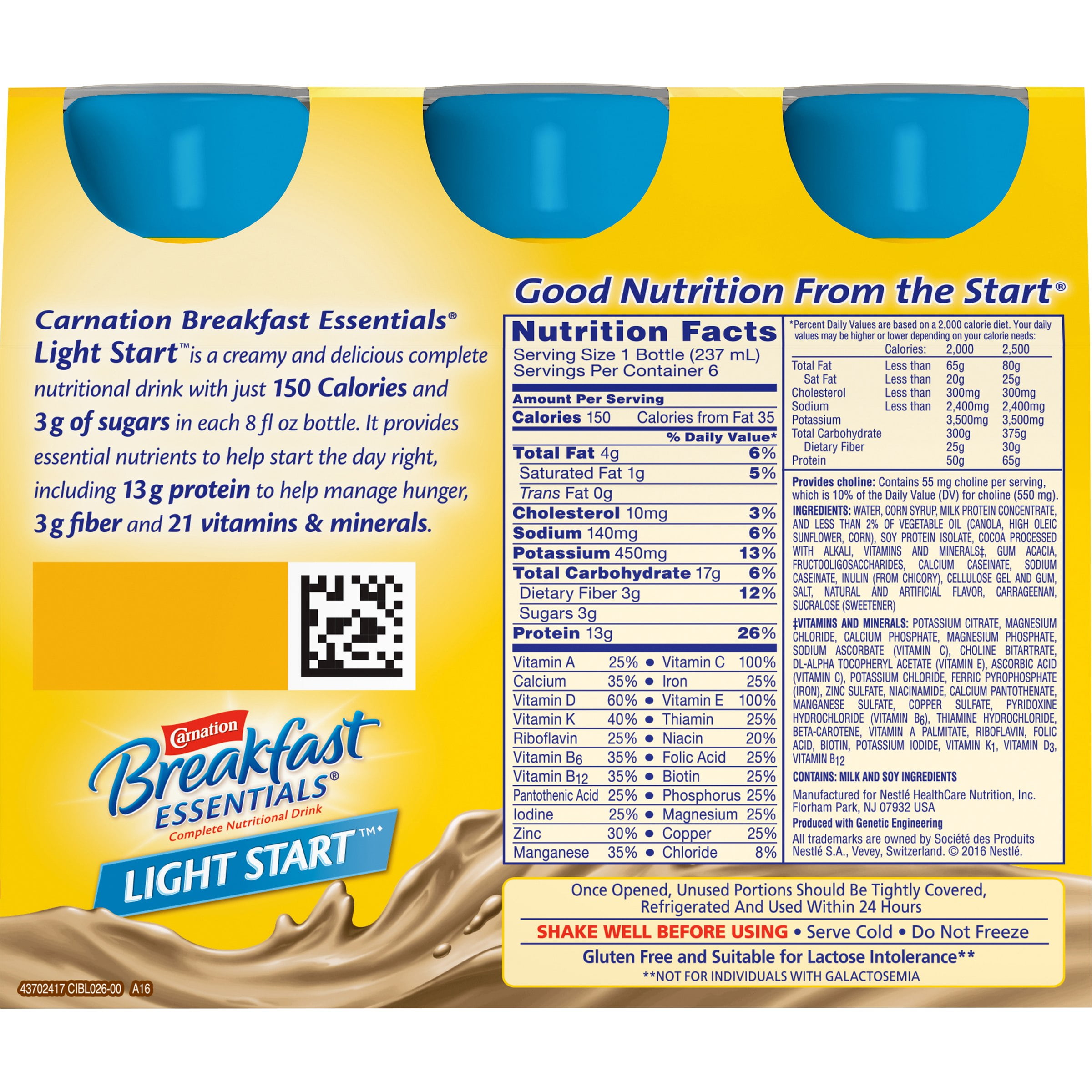 Carnation Breakfast Essentials Nutrition Facts Blog Dandk